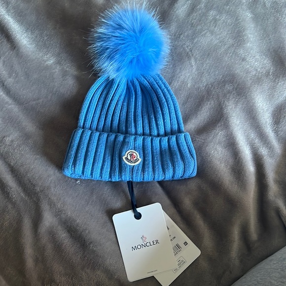 Moncler ribbed wool beanie